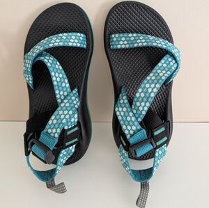 Chaco Size 1 Kids Sport Summer Water Sandals Teal